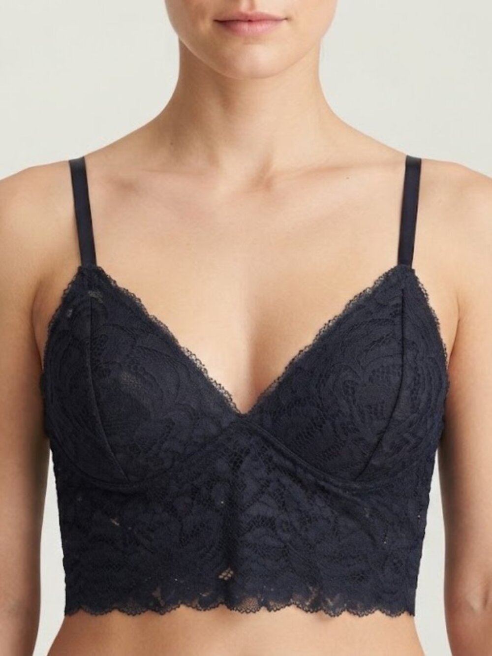 Black Floral Lace Bralette